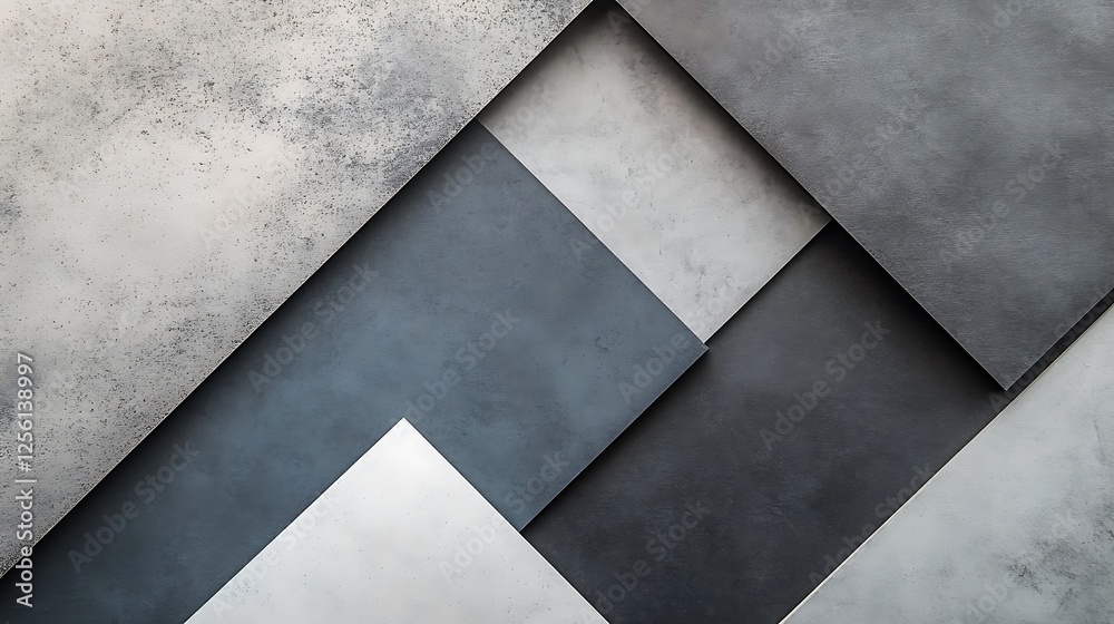 Grey textured papers overlap. Design background Grey textured papers overlap. Design background