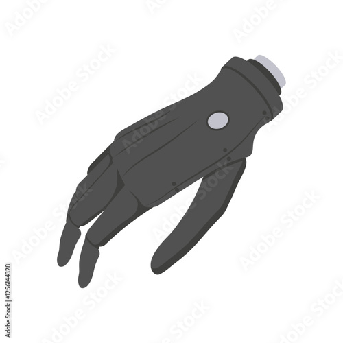 Humanoid Robot Hand, Disability Vector Illustration Isolated