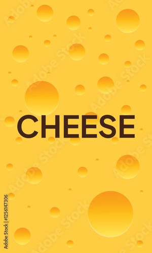 Seamless vector background texture of cheese. cheese pattern