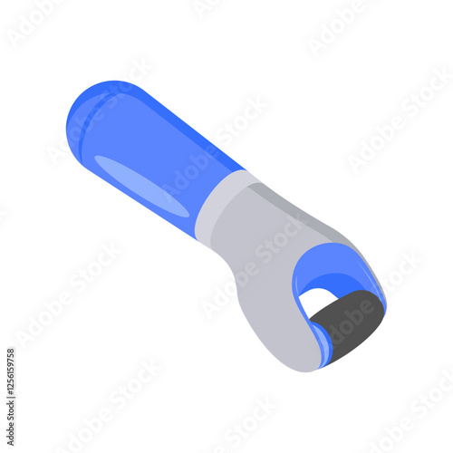 Foot Scrubber, Beauty and Spa Vector isolated Illustration