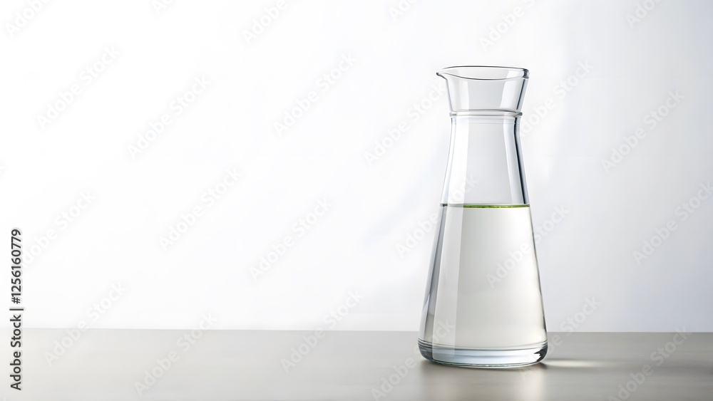 Glass Decanter with Liquid Glass Decanter with Liquid