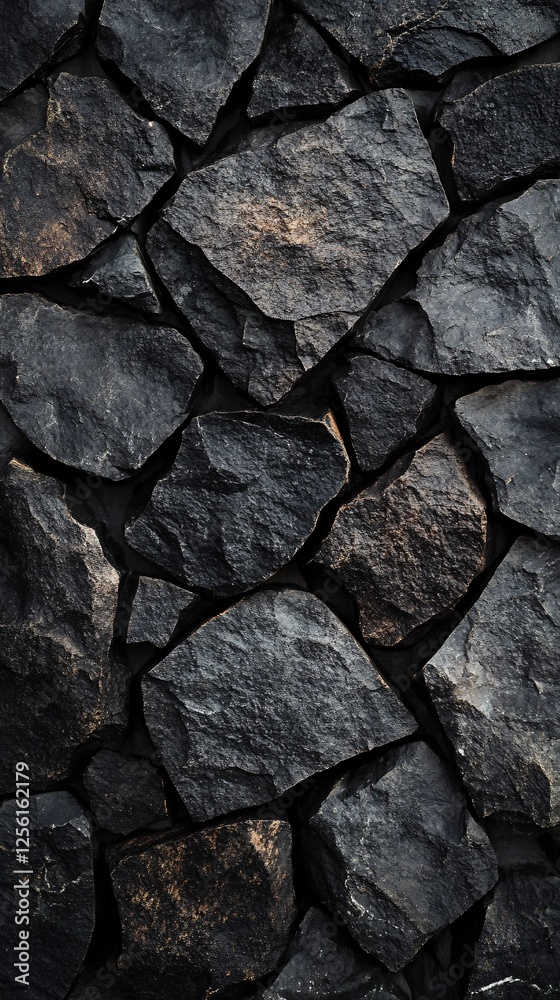 A close-up of dark, textured stones arranged in an intricate pattern, showcasing their natural beauty. A close-up of dark, textured stones arranged in an intricate pattern, showcasing their natural beauty.