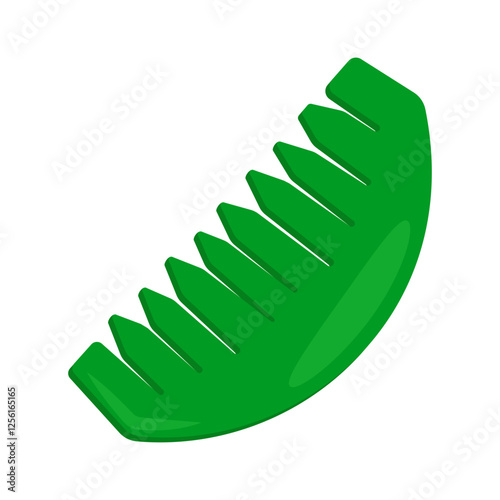 Gua Sha, Comb flat vector illustration isolated