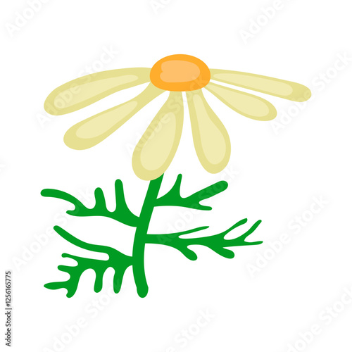 Phytotherapy flat vector illustration isolated