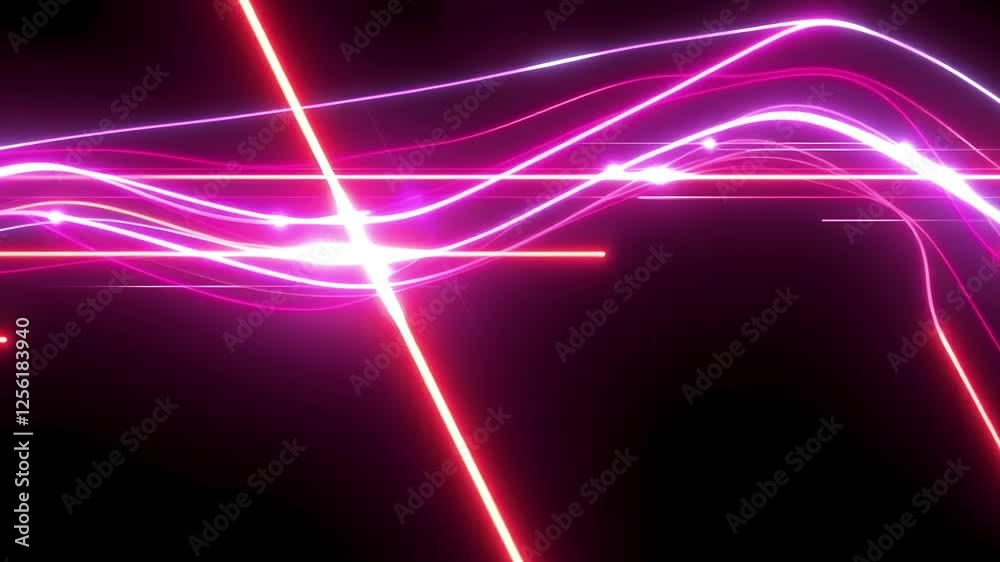 A vibrant display of neon light streaks against a black background, creating a sense of motion and energy. A vibrant display of neon light streaks against a black background, creating a sense of motion and energy.