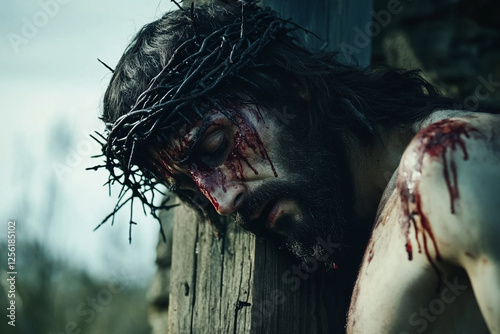 jesus carrying crucifix 