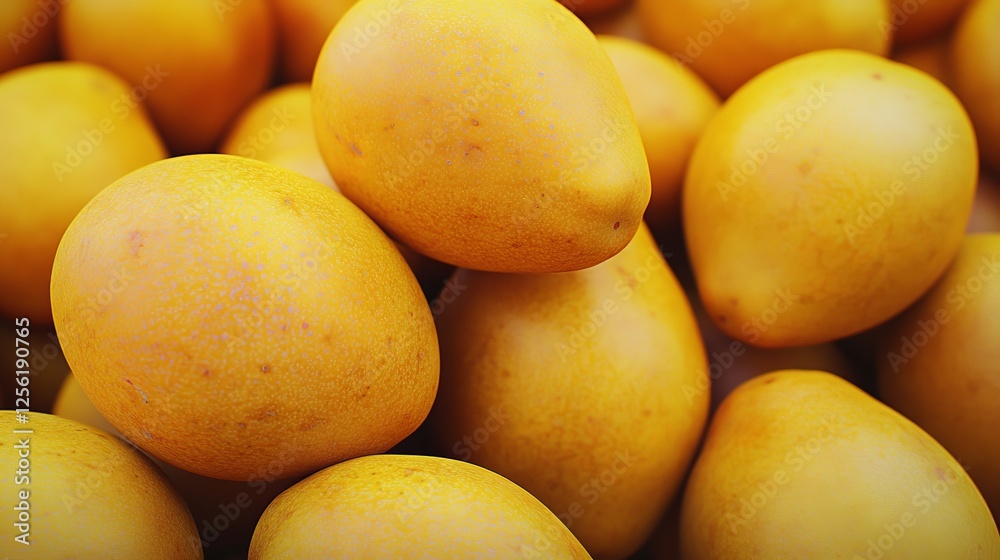 Close-up of Ripe Mangoes: A Vibrant Display of Tropical Fruit Close-up of Ripe Mangoes: A Vibrant Display of Tropical Fruit