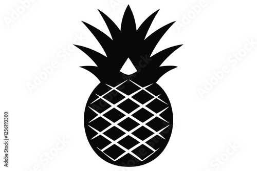 pineapple vector illustration