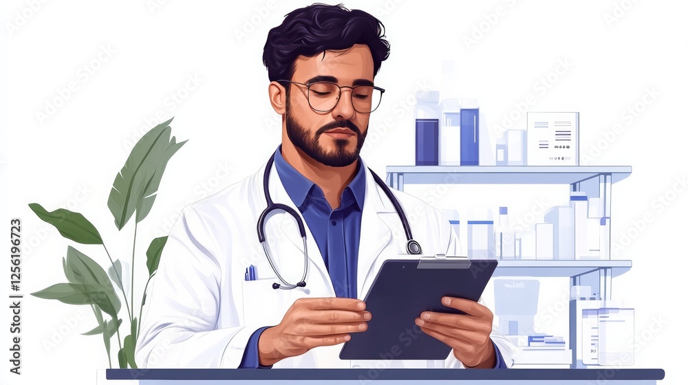 Innovative approach to precision medicine with AI analyzing genetic data. Generative AI Innovative approach to precision medicine with AI analyzing genetic data. Generative AI