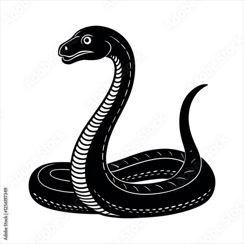 Titanoboa Extinct Animals silhouette