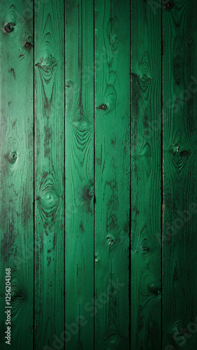 Texture de bois vert émeraude : arrière-plan polyvalent pour design, marketing et événements saisonniers photo