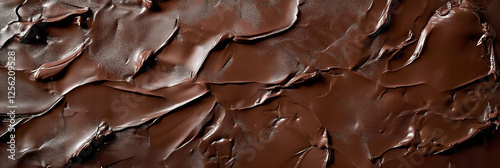 Rich chocolate brown Venetian plaster with polished finish and soft lighting highlights photo