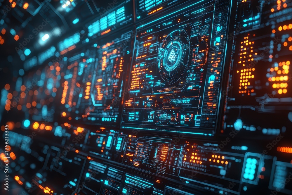 High-fidelity ai interface visualization digital realm technology art futuristic environment close-up viewpoint innovative concept High-fidelity ai interface visualization digital realm technology art futuristic environment close-up viewpoint innovative concept