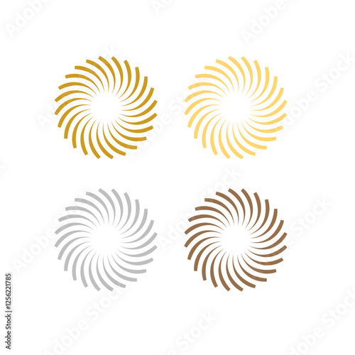 HOTEL HOLISTIC AYURVEDA CENTER CIRCLE LOGO SIGN SYMBOL VECTOR 