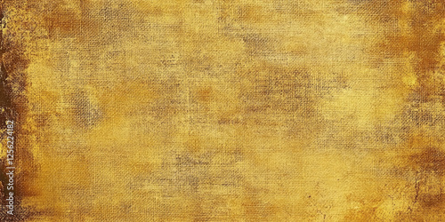 Yellow grunge background, vintage texture, old paper canvas
