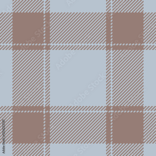 Subtle grey and taupe plaid pattern. Elegant, minimalist textile design ideal for backgrounds, apparel, home decor, and packaging.  Evokes feelings of calm and sophistication.