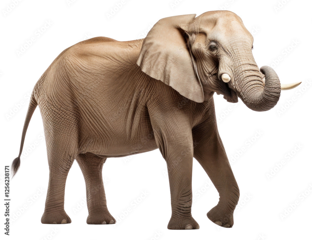 Fototapeta premium PNG Elephant wildlife standing animal.
