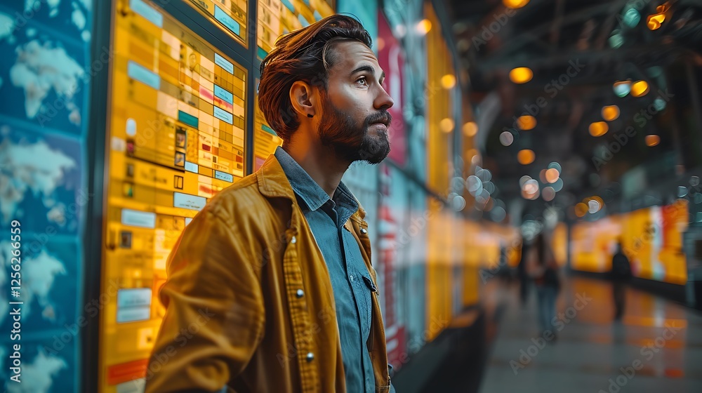 Business Professional Using Digital Checklist Interface for Task Management and Workflow Optimization Business Professional Using Digital Checklist Interface for Task Management and Workflow Optimization