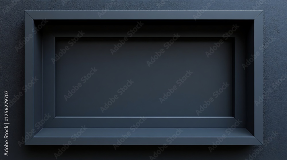 Dark Frame Mockup, Wall, Empty, Display Dark Frame Mockup, Wall, Empty, Display