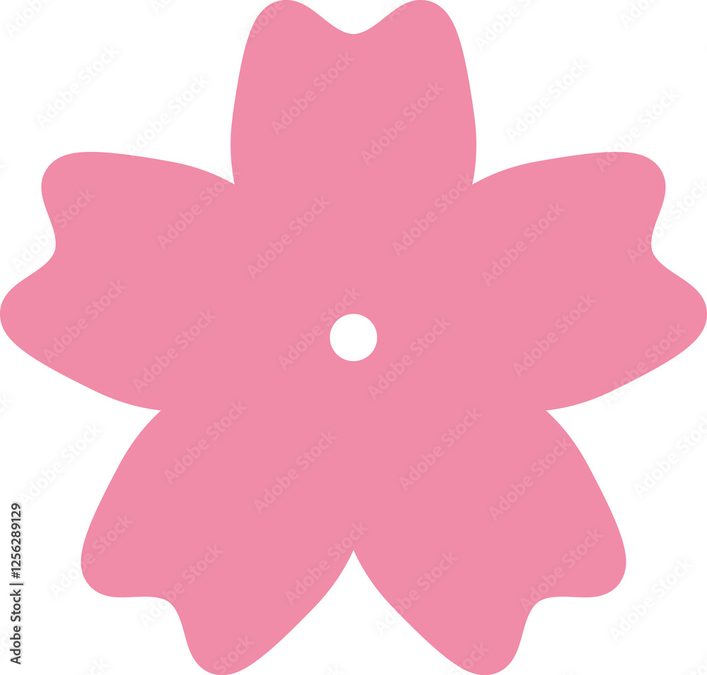 Cherry Peach plum Blossom flower spring flowers flat icon set for apps websites or print Cherry Peach plum Blossom flower spring flowers flat icon set for apps websites or print