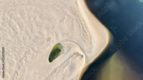 sandbar and ocean