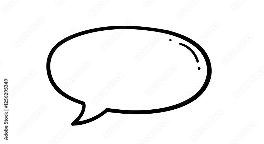 Doodle Style Speech Bubble Design Communication and Expression Concept. Generative AI Doodle Style Speech Bubble Design Communication and Expression Concept. Generative AI