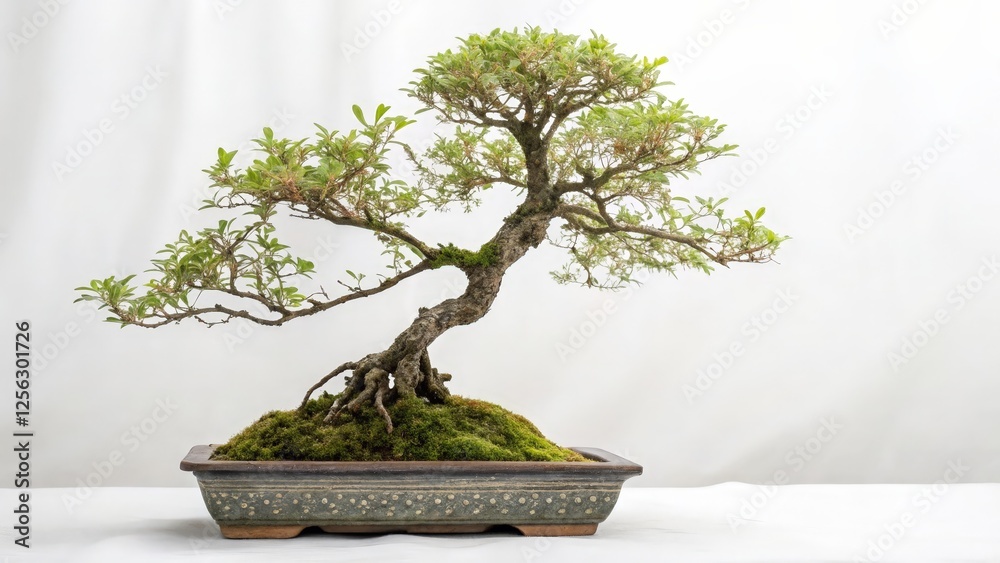 Bonsai Tree on White Background Bonsai Tree on White Background
