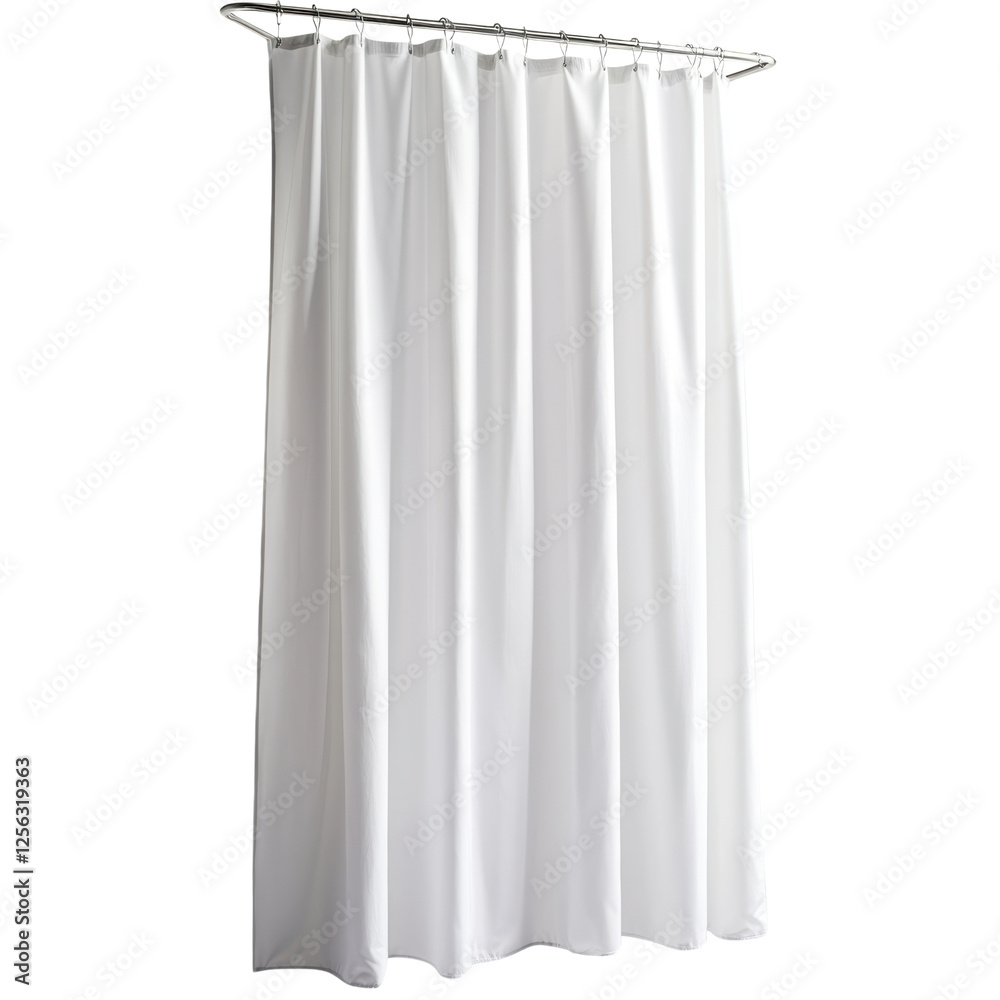 Elegant White Shower Curtain for Modern Bathrooms Elegant White Shower Curtain for Modern Bathrooms