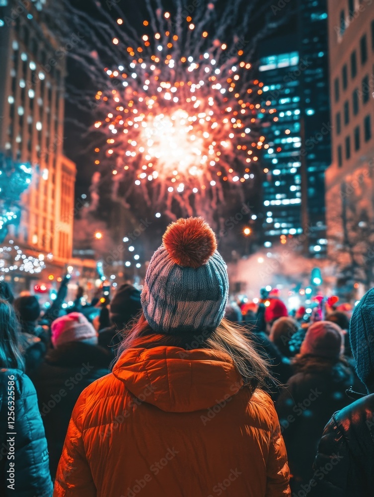 Fototapeta premium New Year's Eve Fireworks