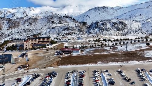 ski resort. High quality 4k footage