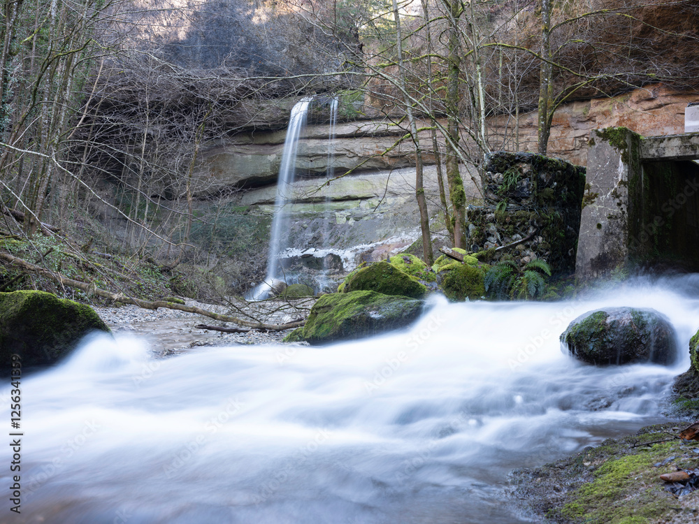 Wasserfälle im Winter