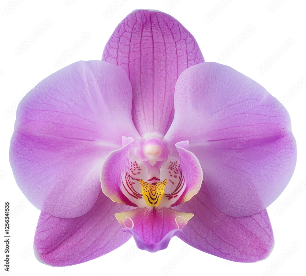 Fototapeta premium PNG Vibrant pink orchid flower