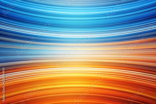 Abstract swirling blue orange light energy background design