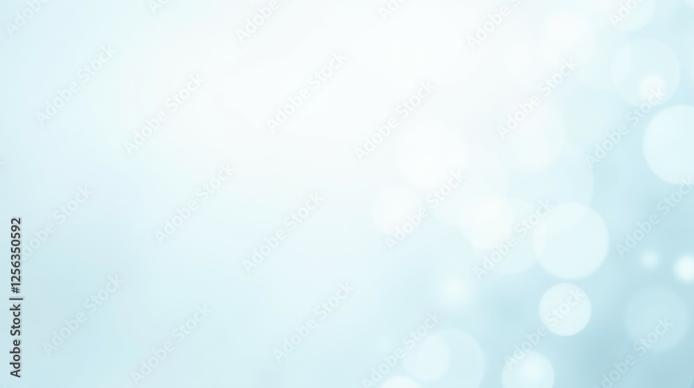Soft Blue Background with Gentle Light and Bokeh Effect Soft Blue Background with Gentle Light and Bokeh Effect
