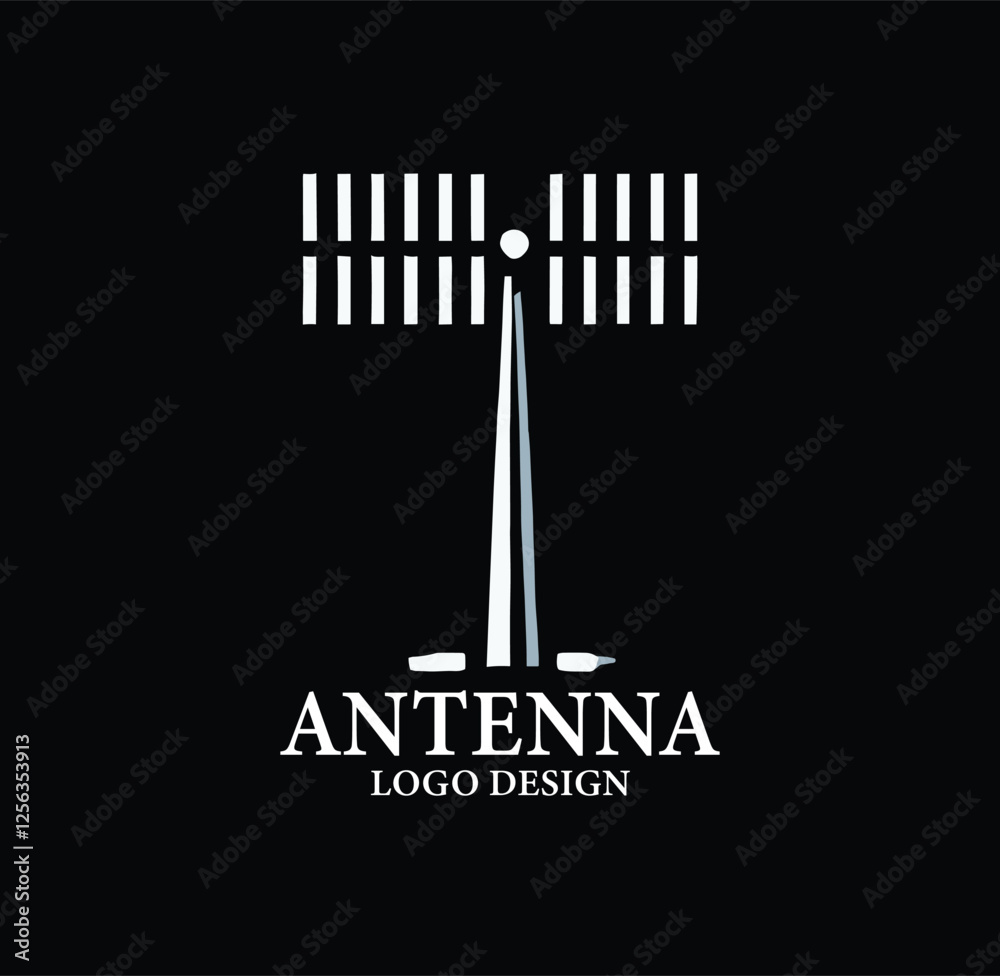 Antenna Vector Logo Design