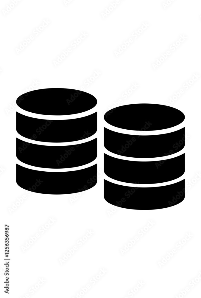 Storage icon vector image, vector server icon image Storage icon vector image, vector server icon image