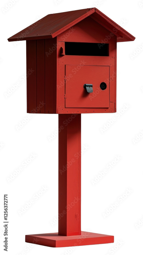 PNG A red simple mailbox postbox correspondence architecture. PNG A red simple mailbox postbox correspondence architecture.