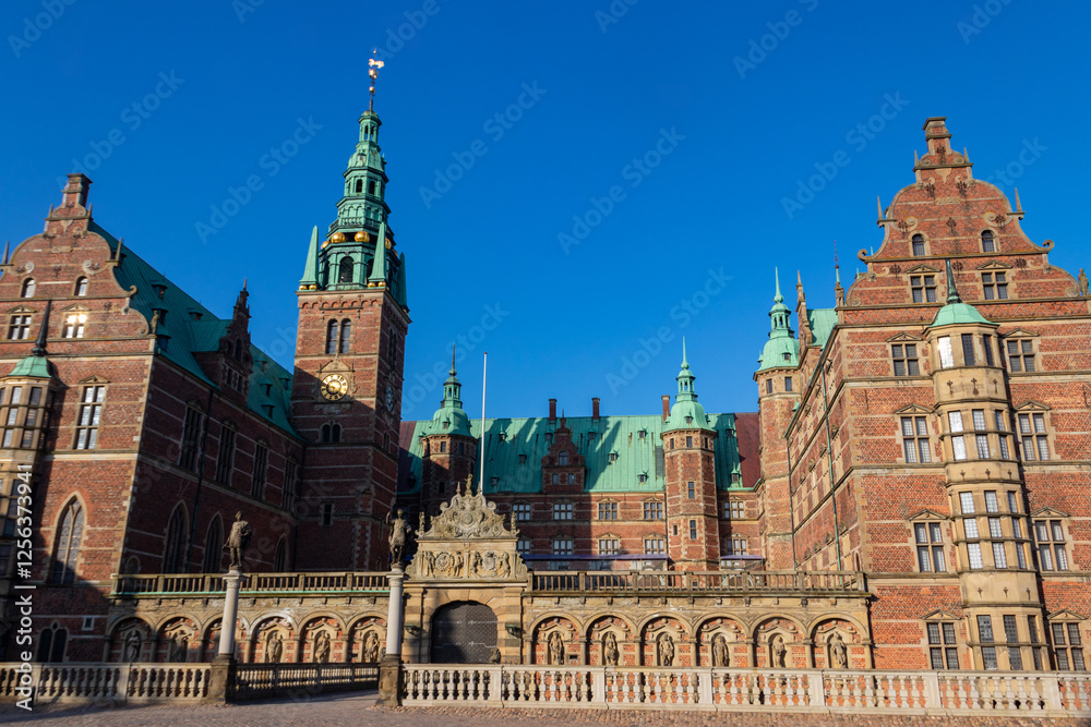 Frederiksborg castle in Hillerod, Denmark Frederiksborg castle in Hillerod, Denmark