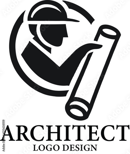 Architect Vector Logo Design