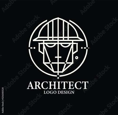 Architect Vector Logo Design