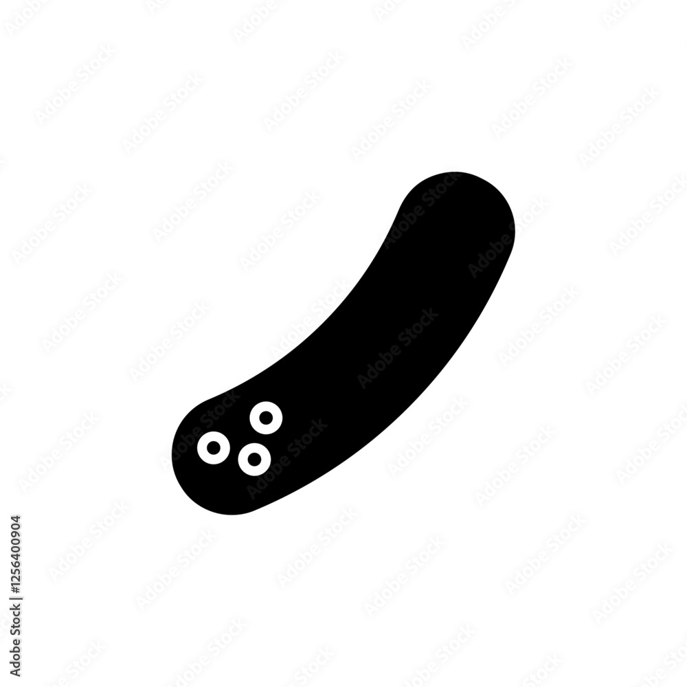 cucumber icon Simple thin line logo cucumber icon Simple thin line logo
