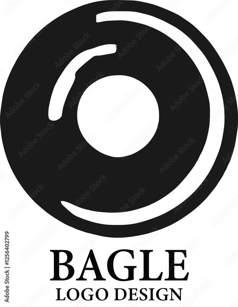 Bagle Vector Logo Design Bagle Vector Logo Design