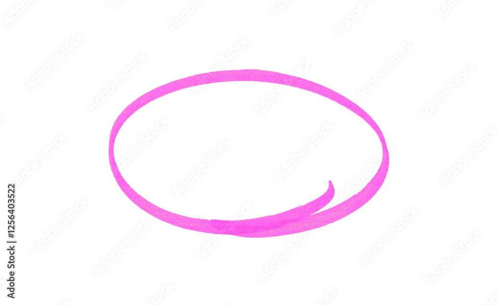 Hand-drawn pink marker circle isolated on a transparent background, brushstroke oval shape for design elements, highlighting, underlining, Hand-drawn pink marker circle isolated on a transparent background, brushstroke oval shape for design elements, highlighting, underlining,