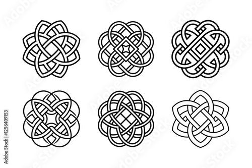 Premium Celtic Knot Vectors for Branding and Artwork