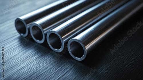 Shiny Silver Metal Pipes