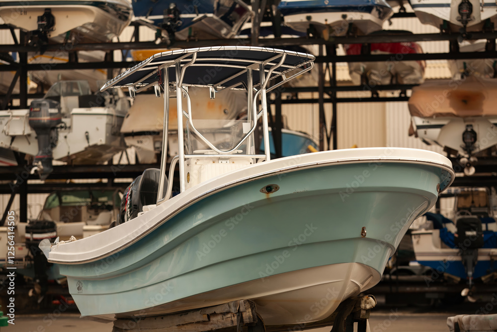 Fototapeta premium boats in the harbor