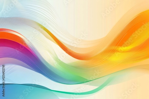 Vibrant waves of color create a mesmerizing light display on a dark background during evening hours