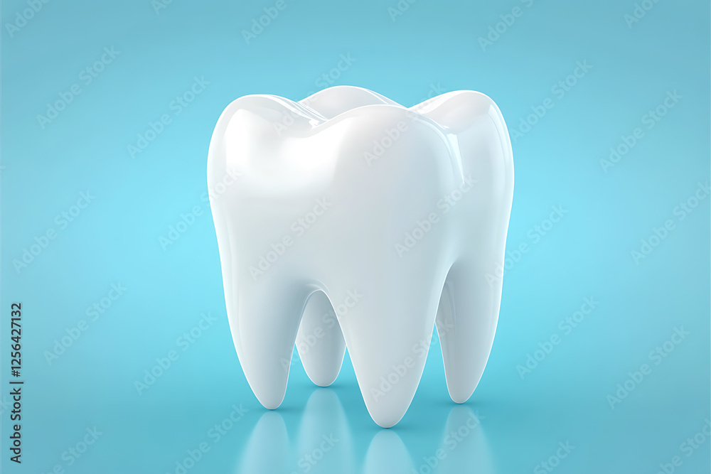 A clean and modern vector illustration of a tooth, featuring smooth lines and minimalistic design A clean and modern vector illustration of a tooth, featuring smooth lines and minimalistic design