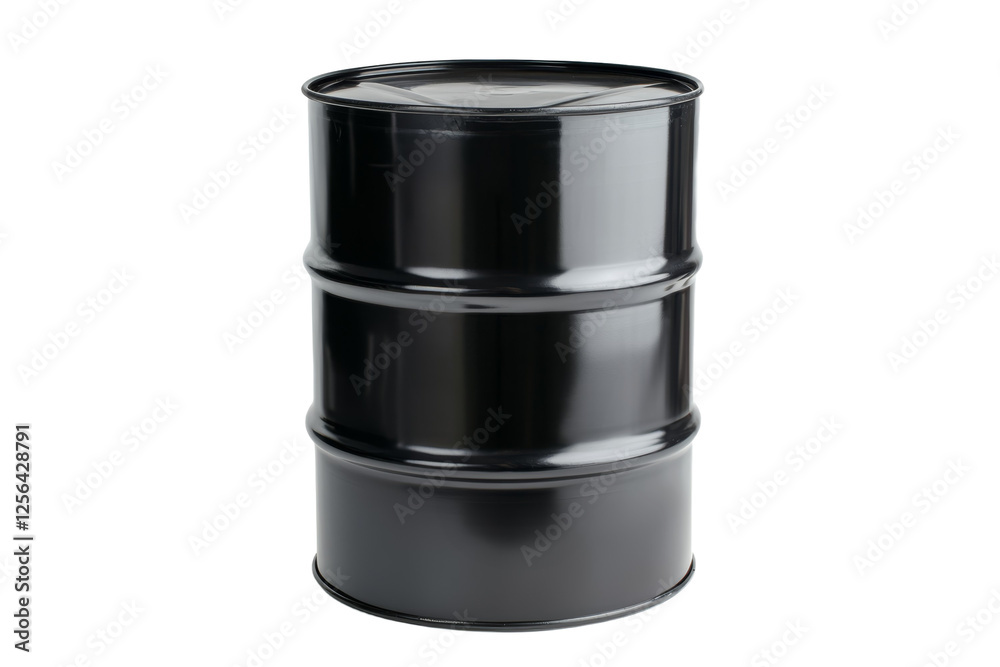 Black barrel with a lid on top Black barrel with a lid on top