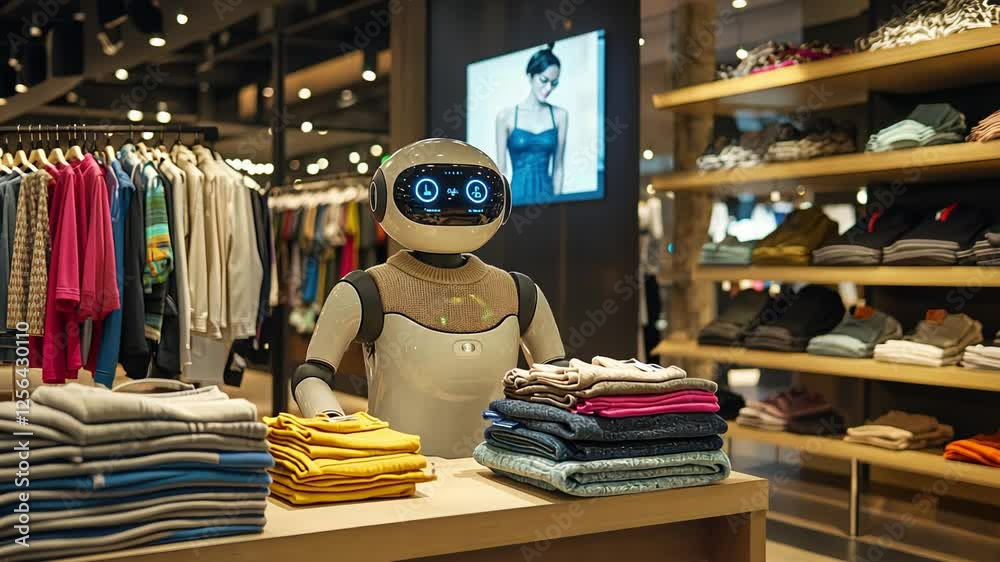 An Innovative Retail Robot is now Assisting Shoppers in the Fashion Store An Innovative Retail Robot is now Assisting Shoppers in the Fashion Store